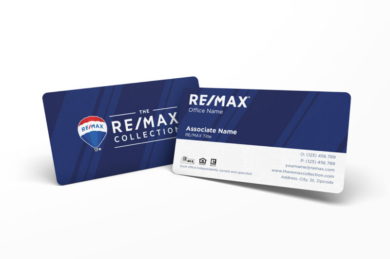 Blue Stripe RE/MAX Business Card