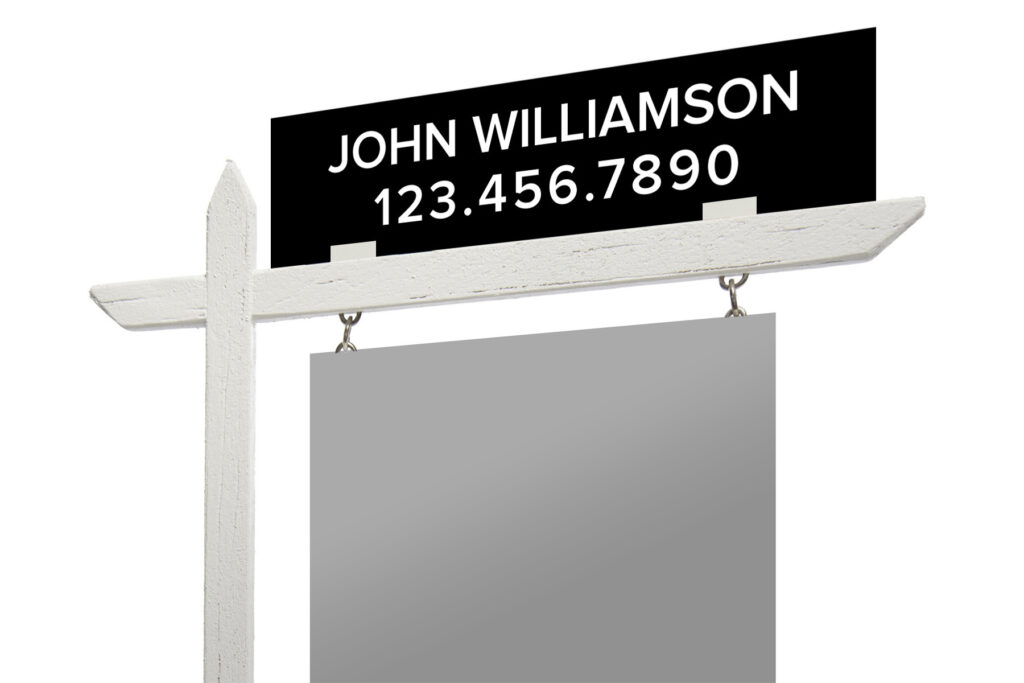 Envoy Mortgage | 4mm Coroplast Sign Riders 24″ x 6″