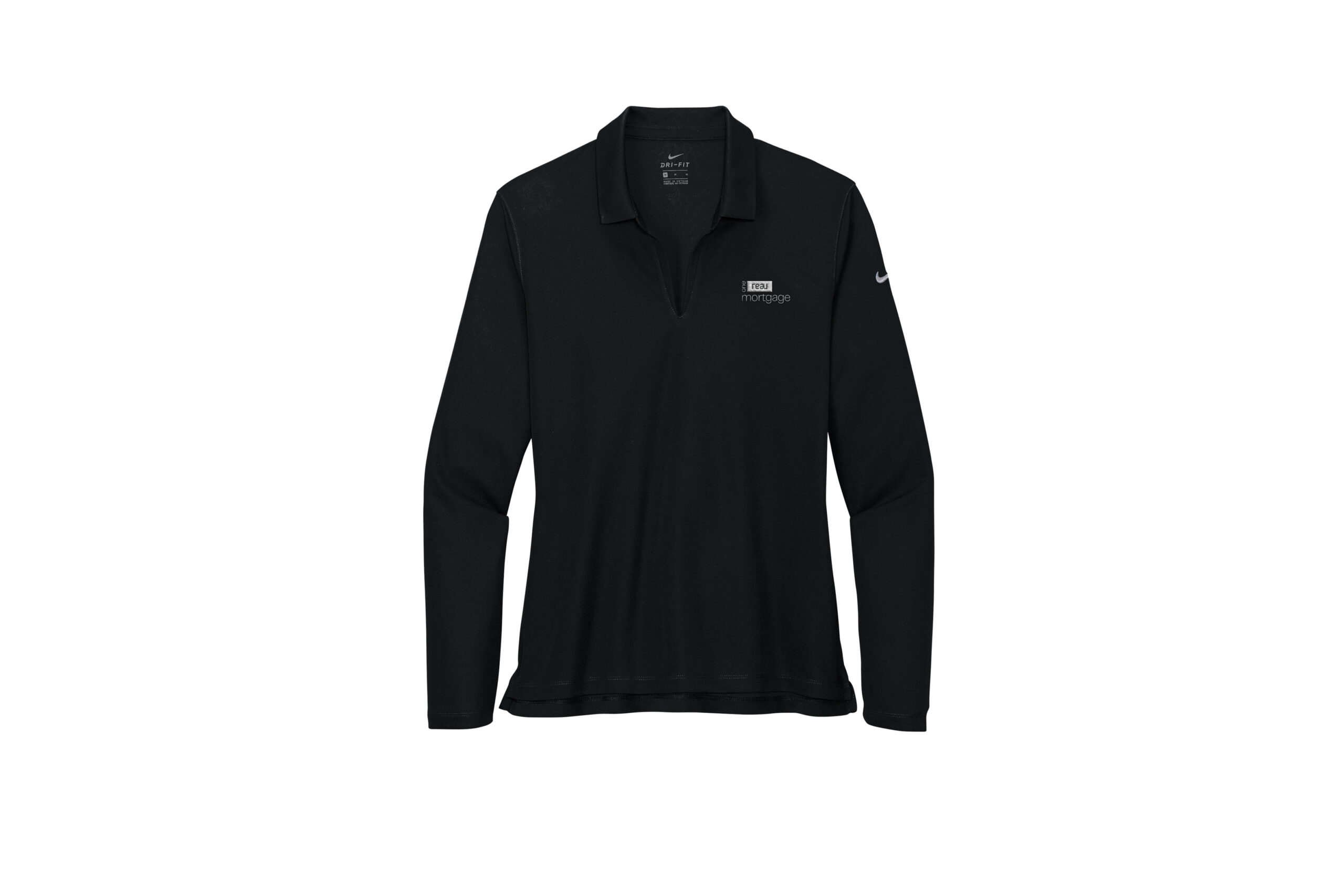 One Real Mortgage | Nike Ladies Long Sleeve Polo - Image 2
