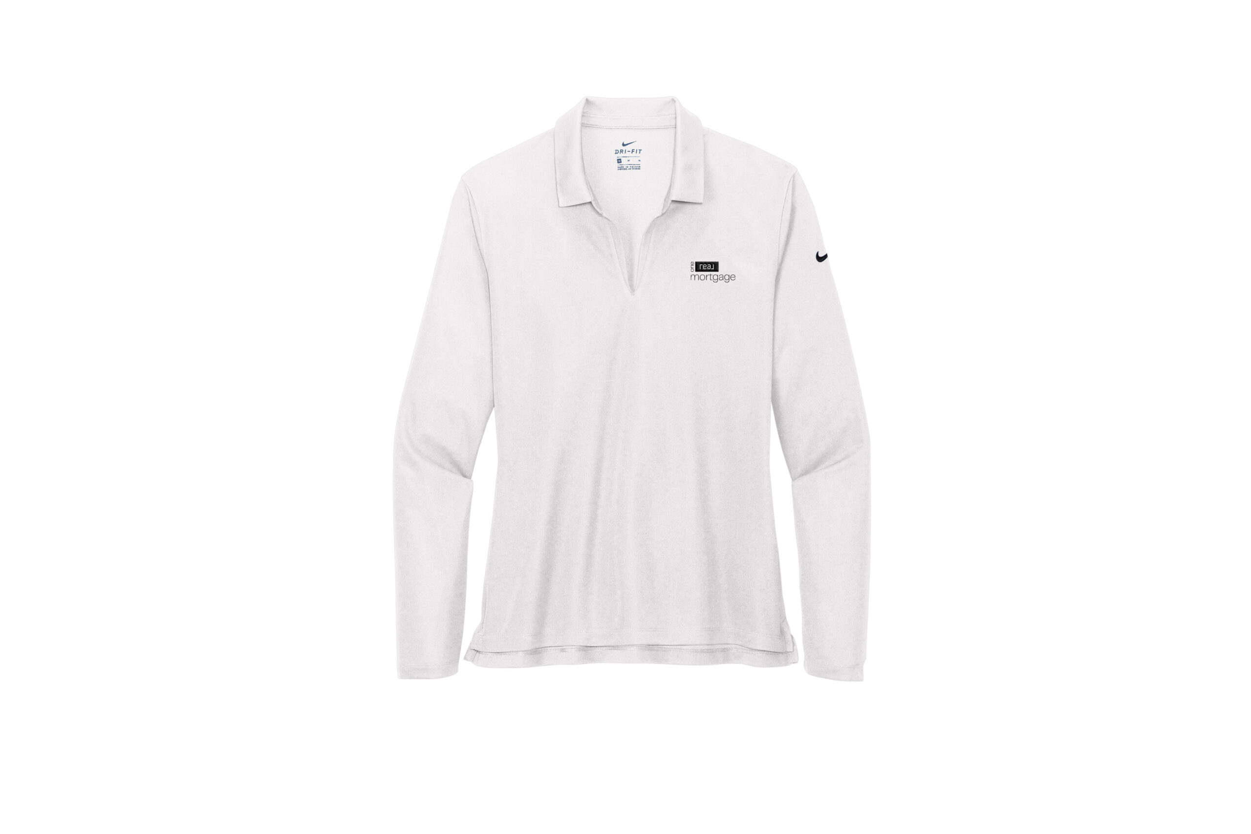 One Real Mortgage | Nike Ladies Long Sleeve Polo - Image 4
