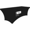 One Real Title | 6 ft. Stretch Table Throw 3-sided with Custom Print