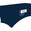 One Real Title | 6 ft. Stretch Table Throw 3-sided with Custom Print - Image 2