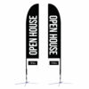 Real | 14 ft. Feather Flag X-Based Double-Sided