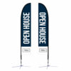 Real | 14 ft. Feather Flag X-Based Double-Sided - Image 2