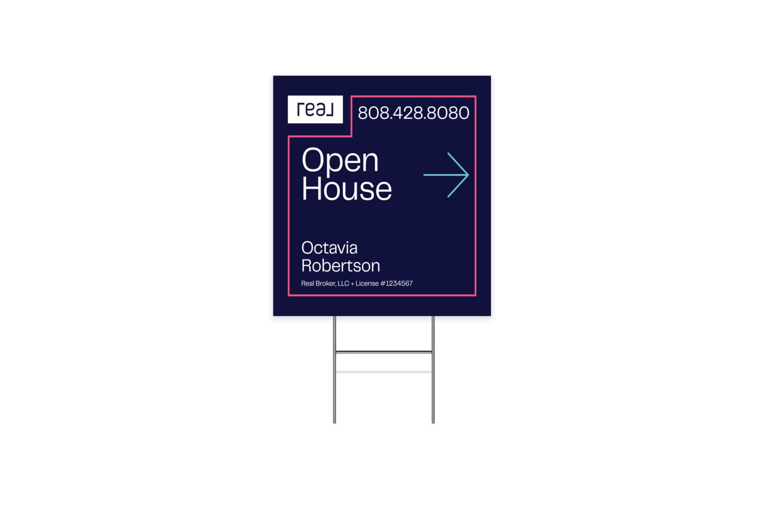 Real 24x24 Open House Sign With Border AgentStore real-24x24-open-house-sign-with-border-agentstore