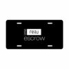 One Real Escrow | License Plate