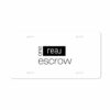 One Real Escrow | License Plate - Image 3