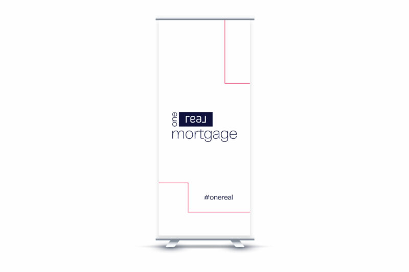 One Real Mortgage| Roll Up Retractable Super Flat Vinyl - Image 2