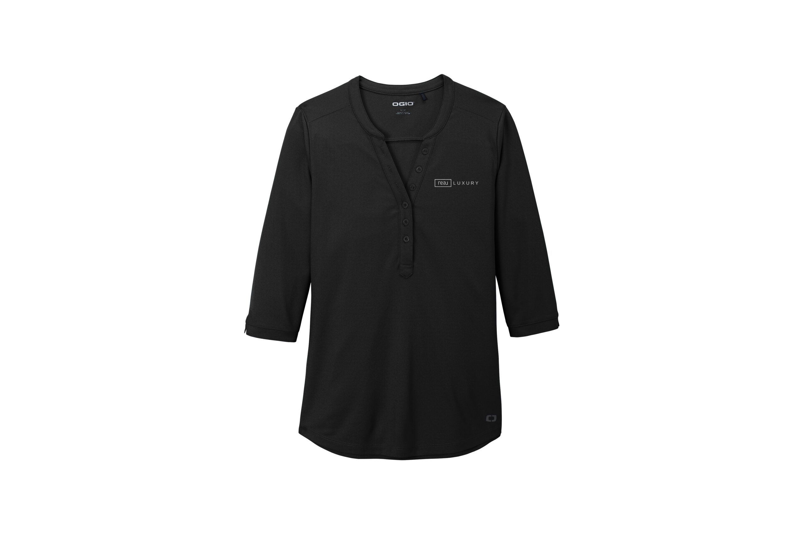 Real Luxury | OGIO® Ladies Jewel Henley - Image 2