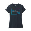 Real | 'We Are Bigger Than Me' District® Women’s Perfect Tri® Crewneck Tee - Image 4